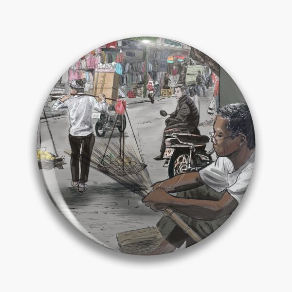 Item preview, Tiendas de la calle Hanoi Vietnam designed and sold by GunnerStudios.