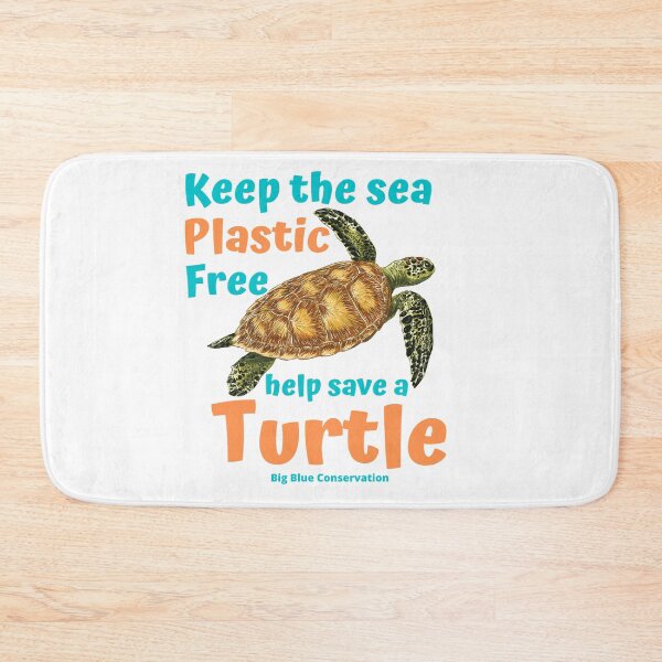 Item preview, Keep the sea plastic free - Save a Turtle designed and sold by BigBlueDiving.