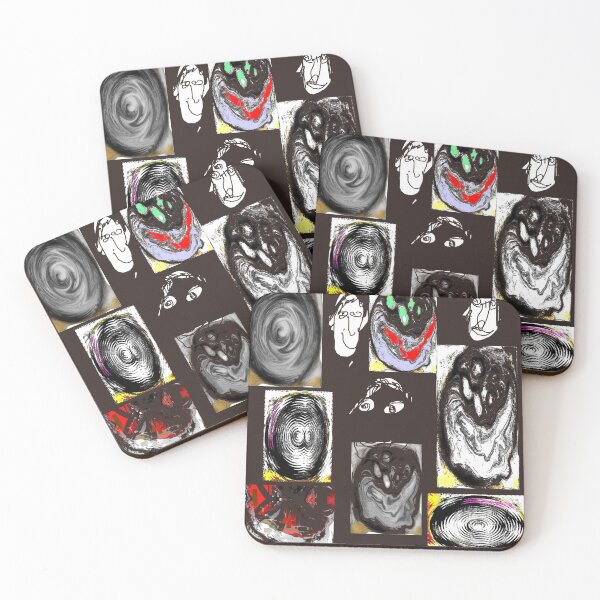 Aperçu de l'œuvre vortex, oeuvre d'art, bricolage, punk, psychédélique, Collage, abstrait créée et vendue par Stacey Lazarus.