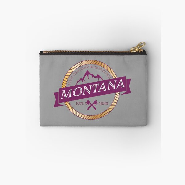Item preview, Montana Hunt Fish Camp Hike Explore Badge designed and sold by Warrior Veteran Clothing.