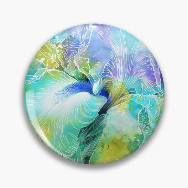 Artikelvorschau, Irisblumenillustration entworfen und verkauft von JessKingArtist.