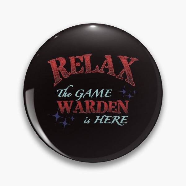 Item preview, Relax The Game Warden Is Here - Cool Retro Color Text Effects For Gamers  designed and sold by leo121687.