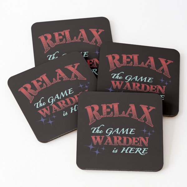 Item preview, Relax The Game Warden Is Here - Cool Retro Color Text Effects For Gamers  designed and sold by leo121687.