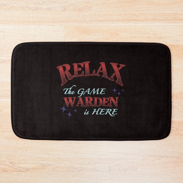 Item preview, Relax The Game Warden Is Here - Cool Retro Color Text Effects For Gamers  designed and sold by leo121687.