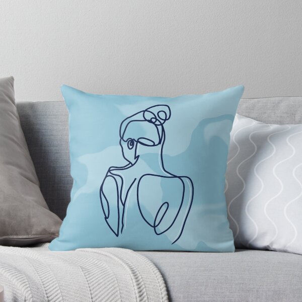 Item preview, feeling blue - line art body  designed and sold by reddycollection.