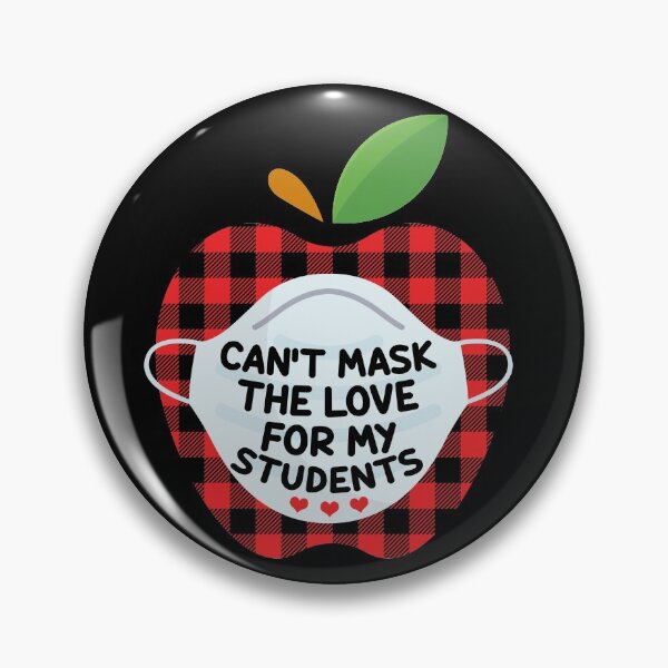 Item preview, Can't Mask The Love For My Students - Virtual Teaching designed and sold by styleofpop.