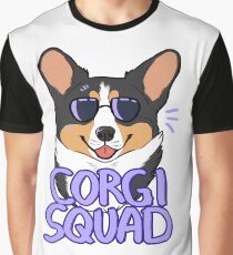 CORGI SQUAD (black tricolor) Graphic T-Shirt