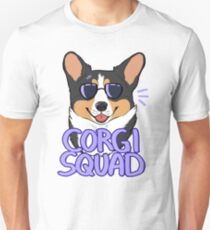 CORGI SQUAD (black tricolor) Unisex T-Shirt