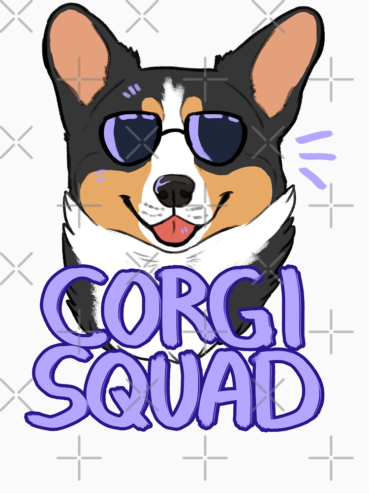 CORGI SQUAD (black tricolor) by mexicanine