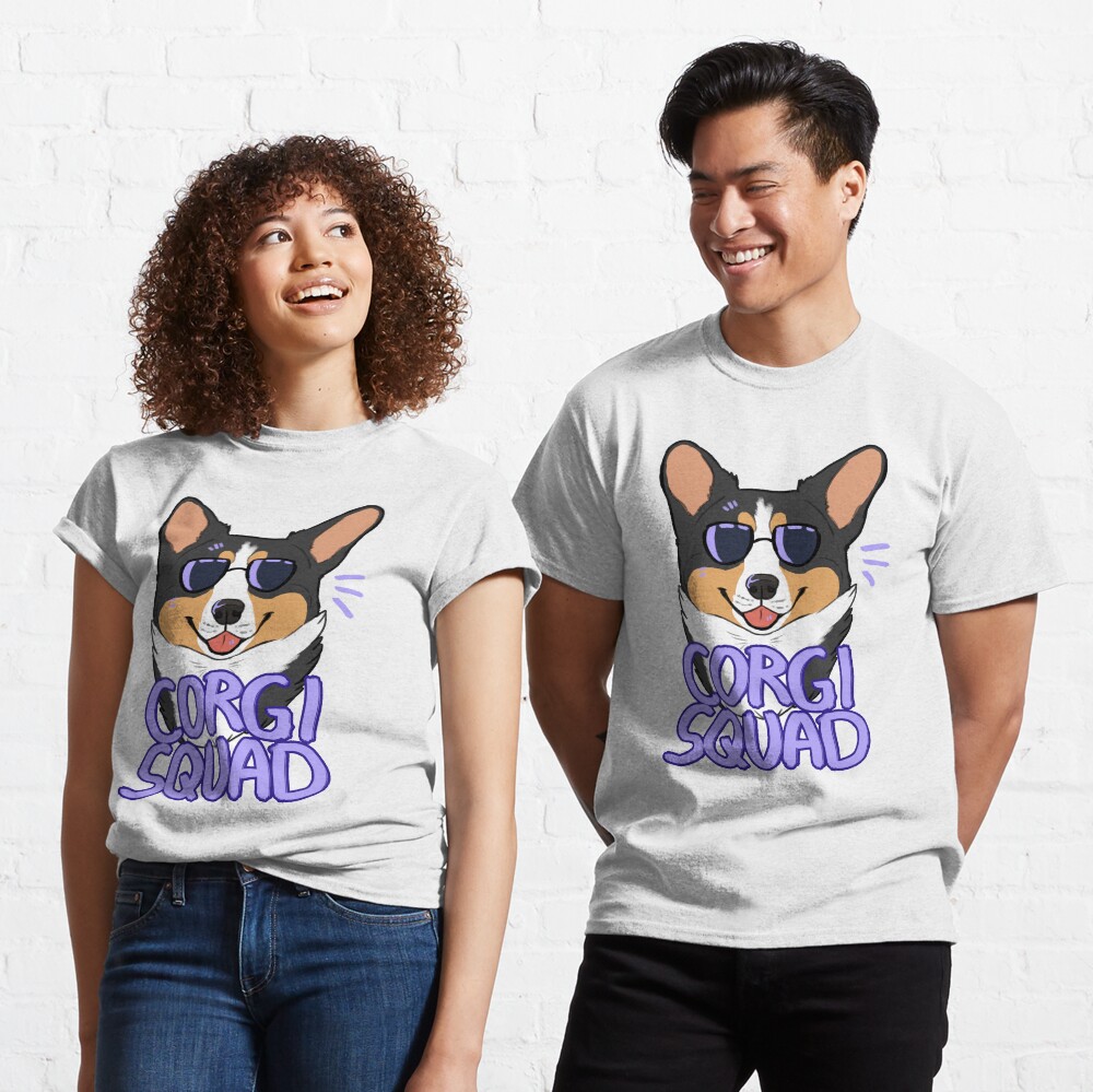 CORGI SQUAD (black tricolor) Classic T-Shirt