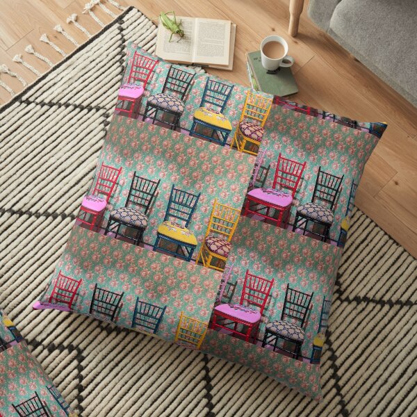 Chaises et Wallpapaer Gucci Coussin de sol