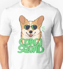 CORGI SQUAD (red) Unisex T-Shirt