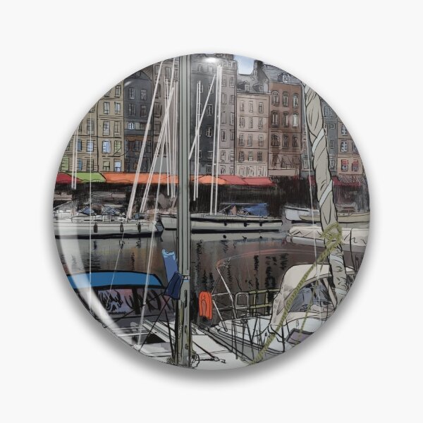 Item preview, Honfleur France harbor  designed and sold by GunnerStudios.