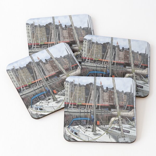 Item preview, Honfleur France harbor  designed and sold by GunnerStudios.