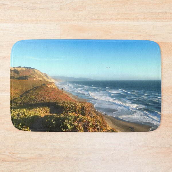 Item preview, Hiking trail on Pacific Ocean coastline designed and sold by MiaoMiaoYu.