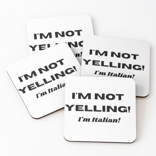 Item preview, Not yelling Italian designed and sold by malouabrio.