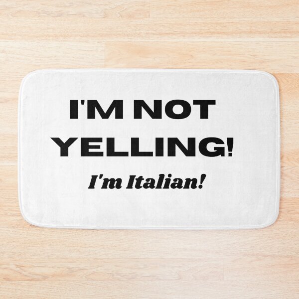 Item preview, Not yelling Italian designed and sold by malouabrio.