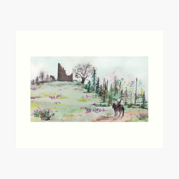 Item preview, Witcher Watercolour designed and sold by Ezika.
