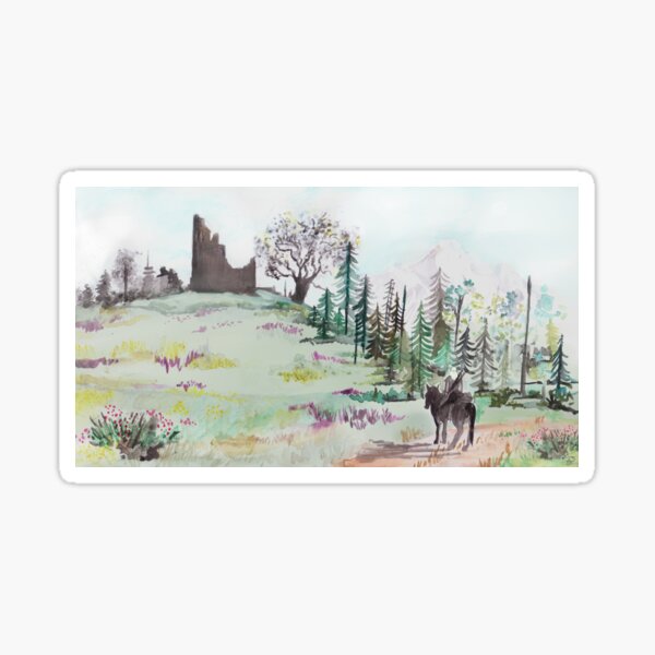 Item preview, Witcher Watercolour designed and sold by Ezika.