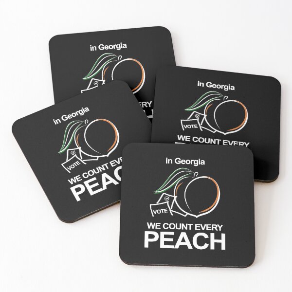 Item preview, Georgia Votes Count - Peach State Senate Runoff Warnock Ossoff designed and sold by ChestnutAlley.