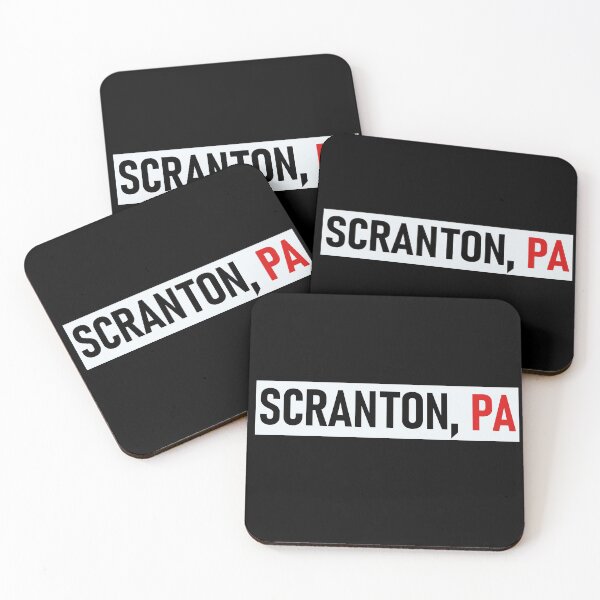 Item preview, Scranton, PA Black And Red designed and sold by Chubuter.