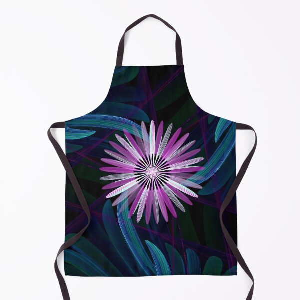 Item preview, Fractal Candy Cane Daisy designed and sold by IssyDesigns.