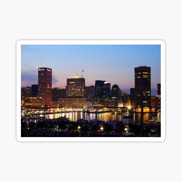 Item preview, Baltimore Skyline designed and sold by Leera07.