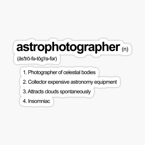 Item preview, Definition of astro photographer designed and sold by Deep Sky Gear.