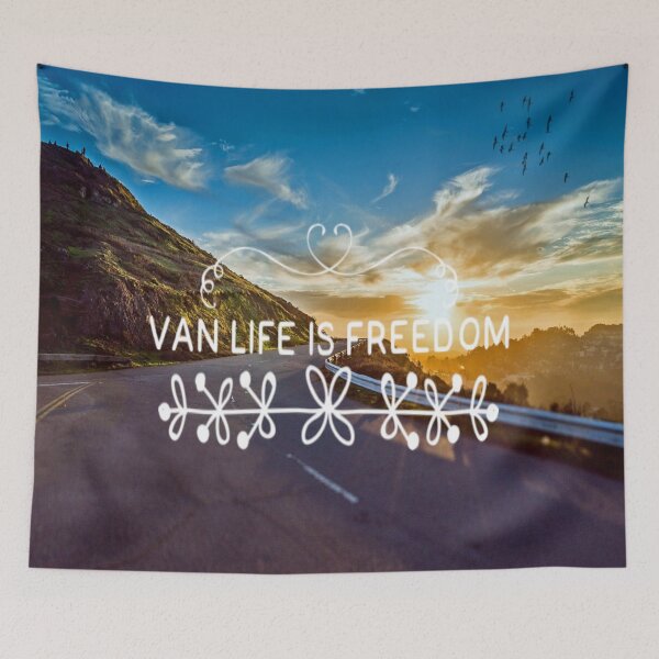 Item preview, van life is freedom designed and sold by Sarahs Adventures  .