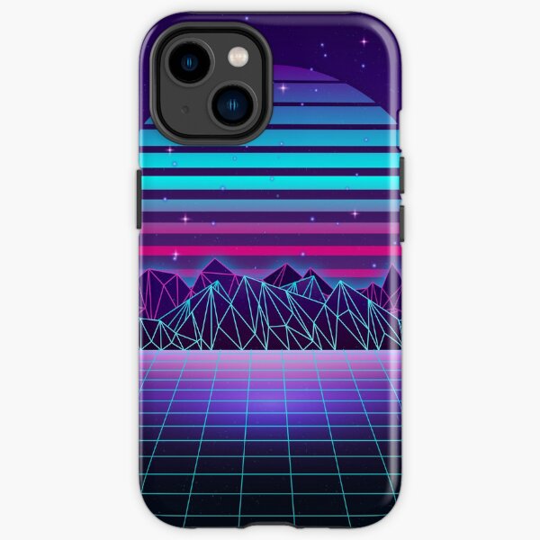 Sunset Futuresynth iPhone Tough Case