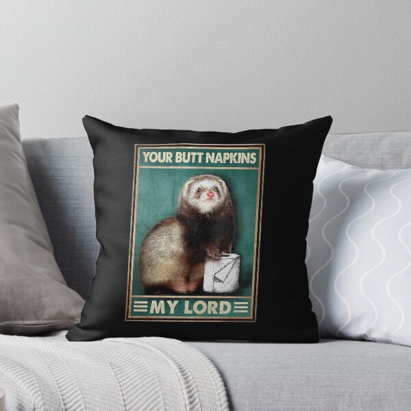 Artikelvorschau, Ihre Butt Servietten My Lord Ferret Toilettenpapier Geschenk entworfen und verkauft von MorningJoco.