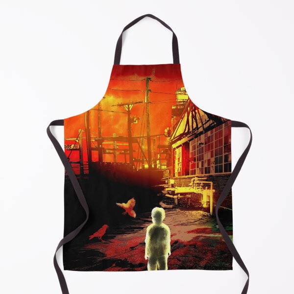 Item preview, Red Wat Shod boy and birds in a wasteland designed and sold by sandpaperdaisy.