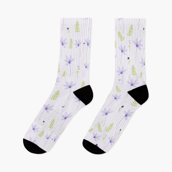 Item preview, Purple Wildflowers floral Pattern  designed and sold by Hanreni.