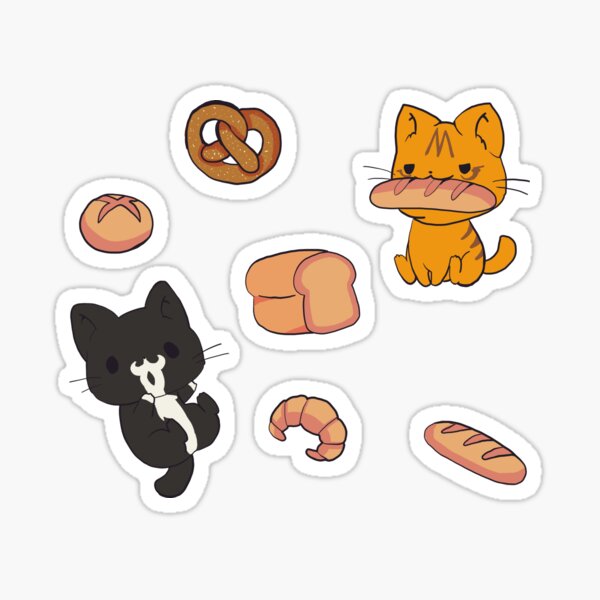 Pastry Cats Sticker