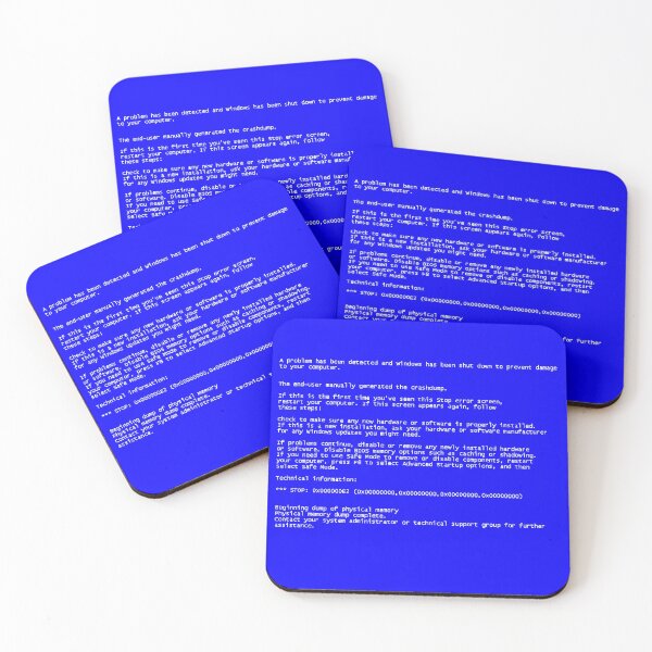 Item preview, Blue Screen of Death designed and sold by B3RS3RK3R.