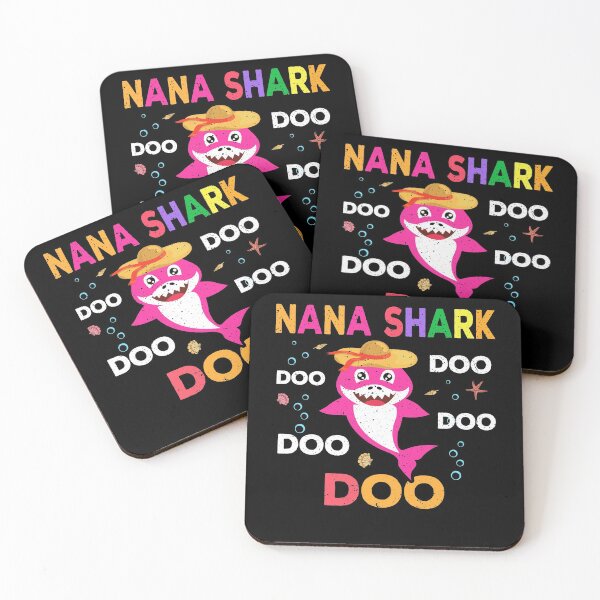 Item preview, Nana Shark Doo Doo Funny Shark Lover Grandkids Grandma Gifts designed and sold by topdesignarts.