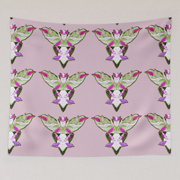 Item preview, Cute alien bird -  green on pink designed and sold by Anne Huth.