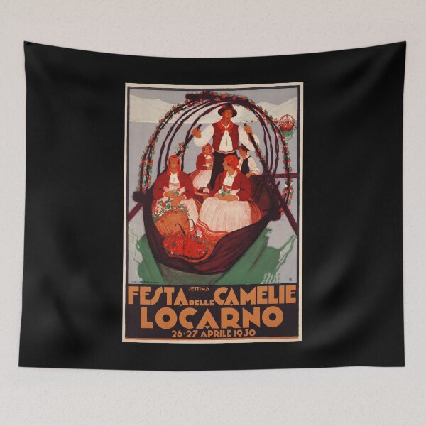 Item preview, retro classic Locarno 1930 poster designed and sold by CorasPosters.