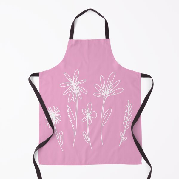 Item preview, Copy of White Line Flowers - Pink Background designed and sold by laurenmoee.