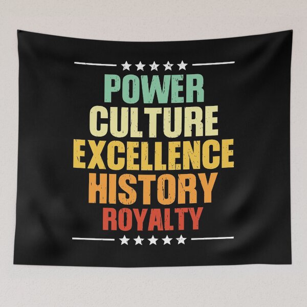 Item preview, Black Power Black Culture Excellence Black History Royalty Black Gifts designed and sold by topdesignarts.