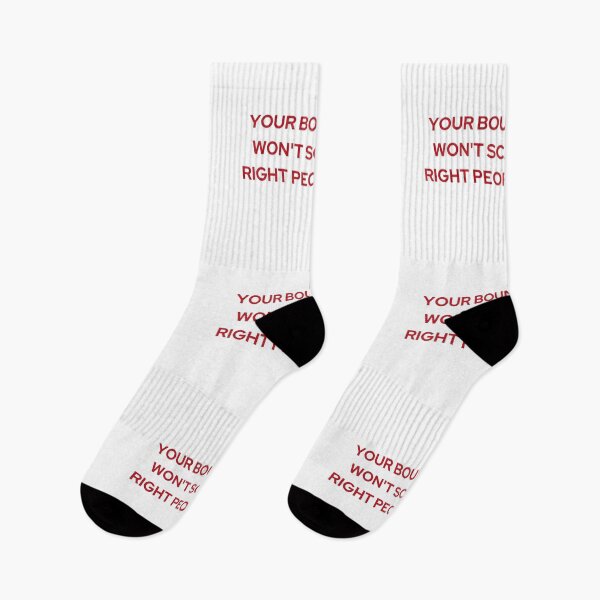 Item preview, YOUR BOUNDARIES WON'T SCARE THE RIGHT PEOPLE AWAY (WE'RE NOT REALLY STRANGERS) MENTAL HEALTH designed and sold by 5oclock.