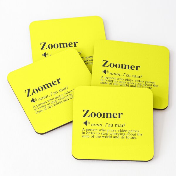 Item preview, Zoomer Definition #3 - A Gaming Distraction (White Background) designed and sold by mind-illusions.