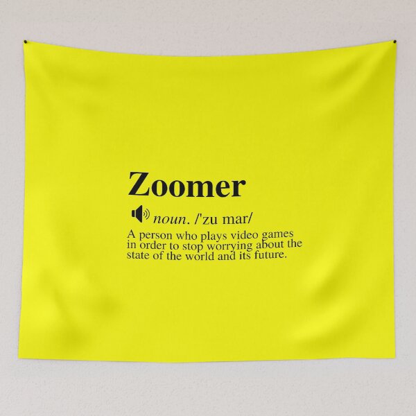 Item preview, Zoomer Definition #3 - A Gaming Distraction (White Background) designed and sold by mind-illusions.