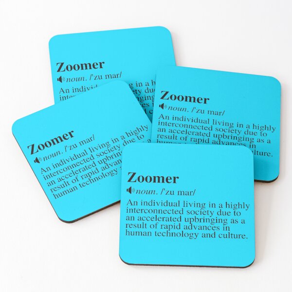Item preview, Zoomer Definition - Interconnectedness (White Background) designed and sold by mind-illusions.