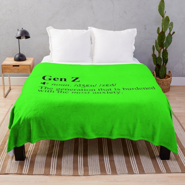 Item preview, Gen Z Definition - The Burden of Anxiety (White Background) designed and sold by mind-illusions.