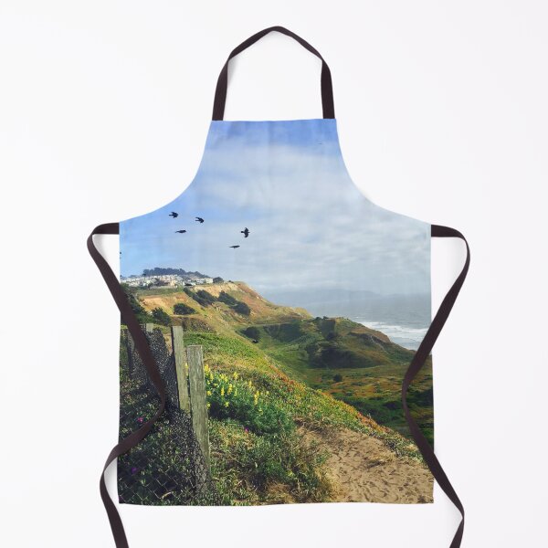 Item preview, Ice plant cliff overlooking the Pacific Ocean designed and sold by MiaoMiaoYu.