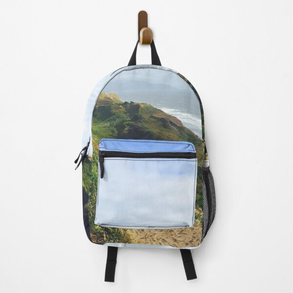 Item preview, Ice plant cliff overlooking the Pacific Ocean designed and sold by MiaoMiaoYu.
