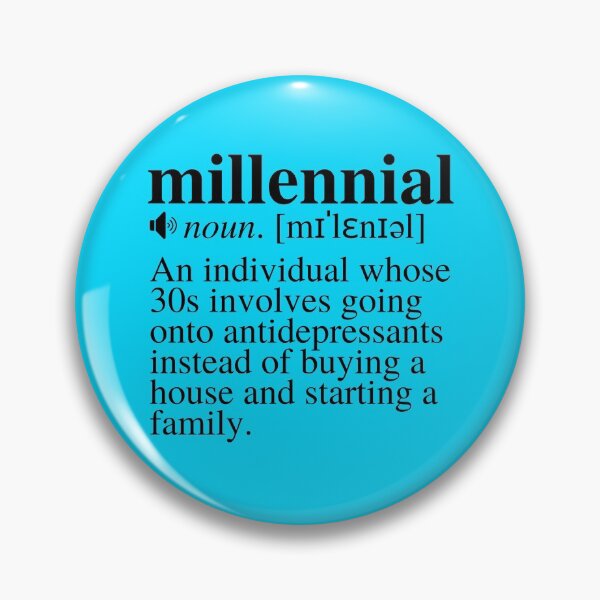 Item preview, Millennial Definition #2 - The 30s Depression (White Background) designed and sold by mind-illusions.