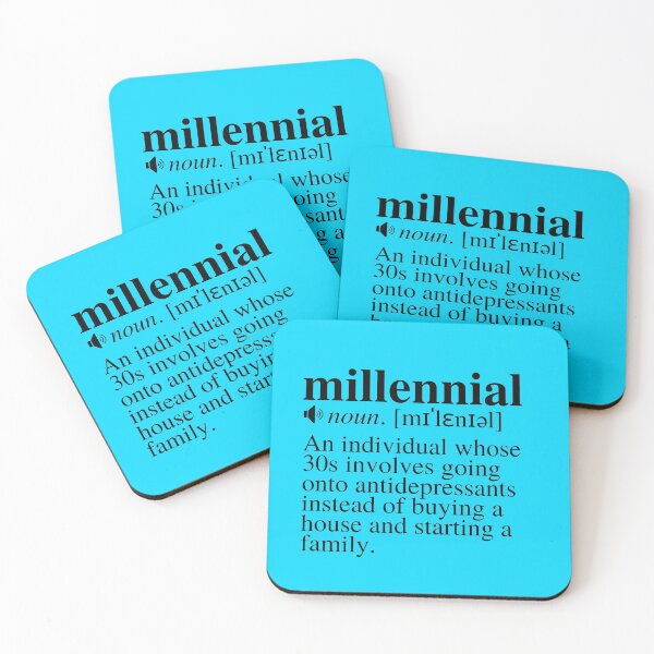 Item preview, Millennial Definition #2 - The 30s Depression (White Background) designed and sold by mind-illusions.