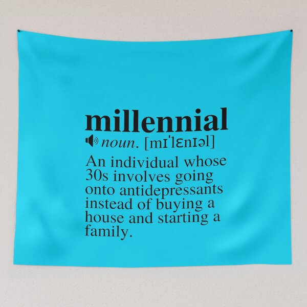 Item preview, Millennial Definition #2 - The 30s Depression (White Background) designed and sold by mind-illusions.